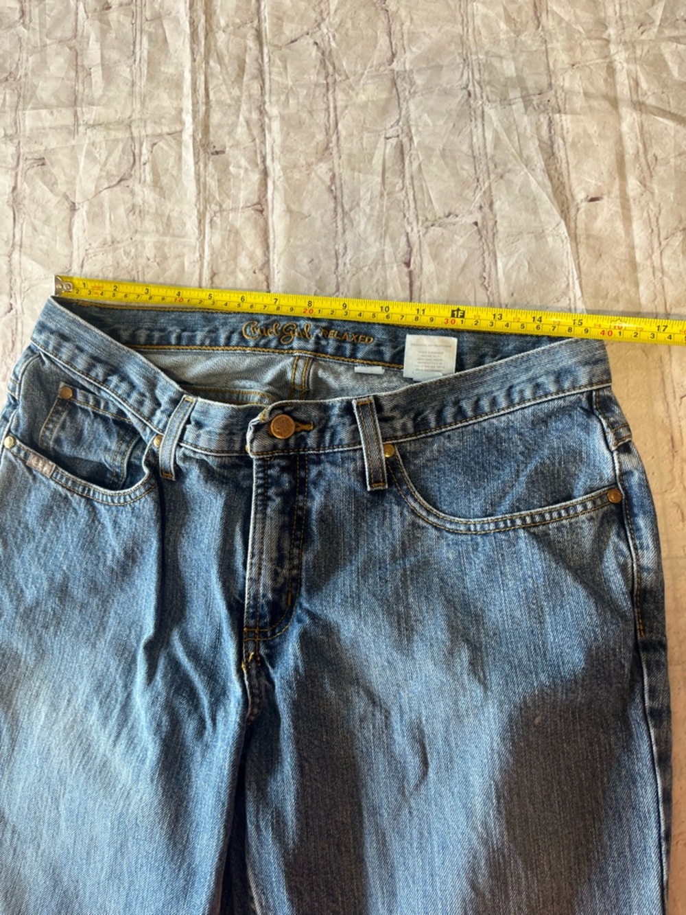 Cruel Girl Relaxed Fit Jeans Size 13R Blue Denim Western Cowgirl Mid Rise - Picture 9 of 15